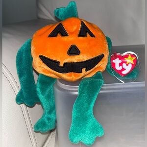 Ty Beanie Baby “Pumpkin” 1998 Plush – Rare Halloween Collectible